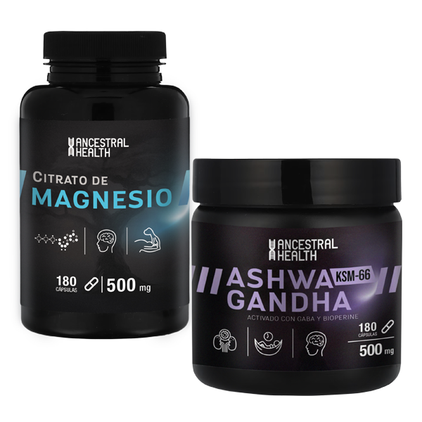 Pack Citrato de Magnesio + Ashwagandha